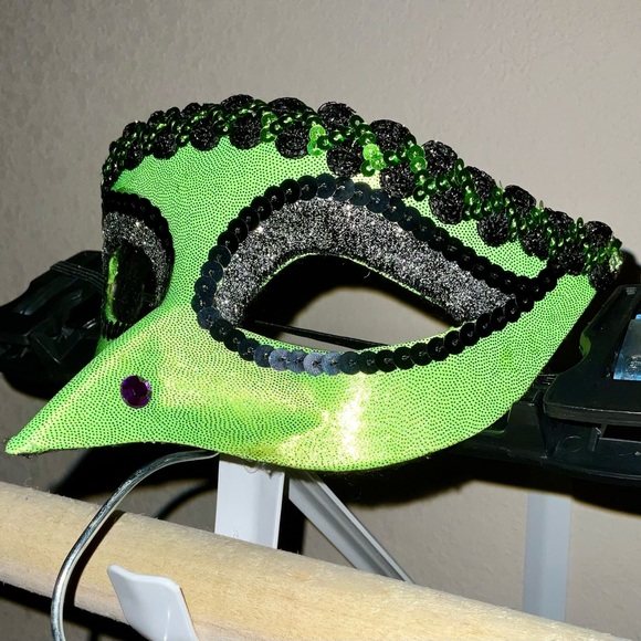 Widmann Venetian Witch Eye Mask - Picture 2 of 4